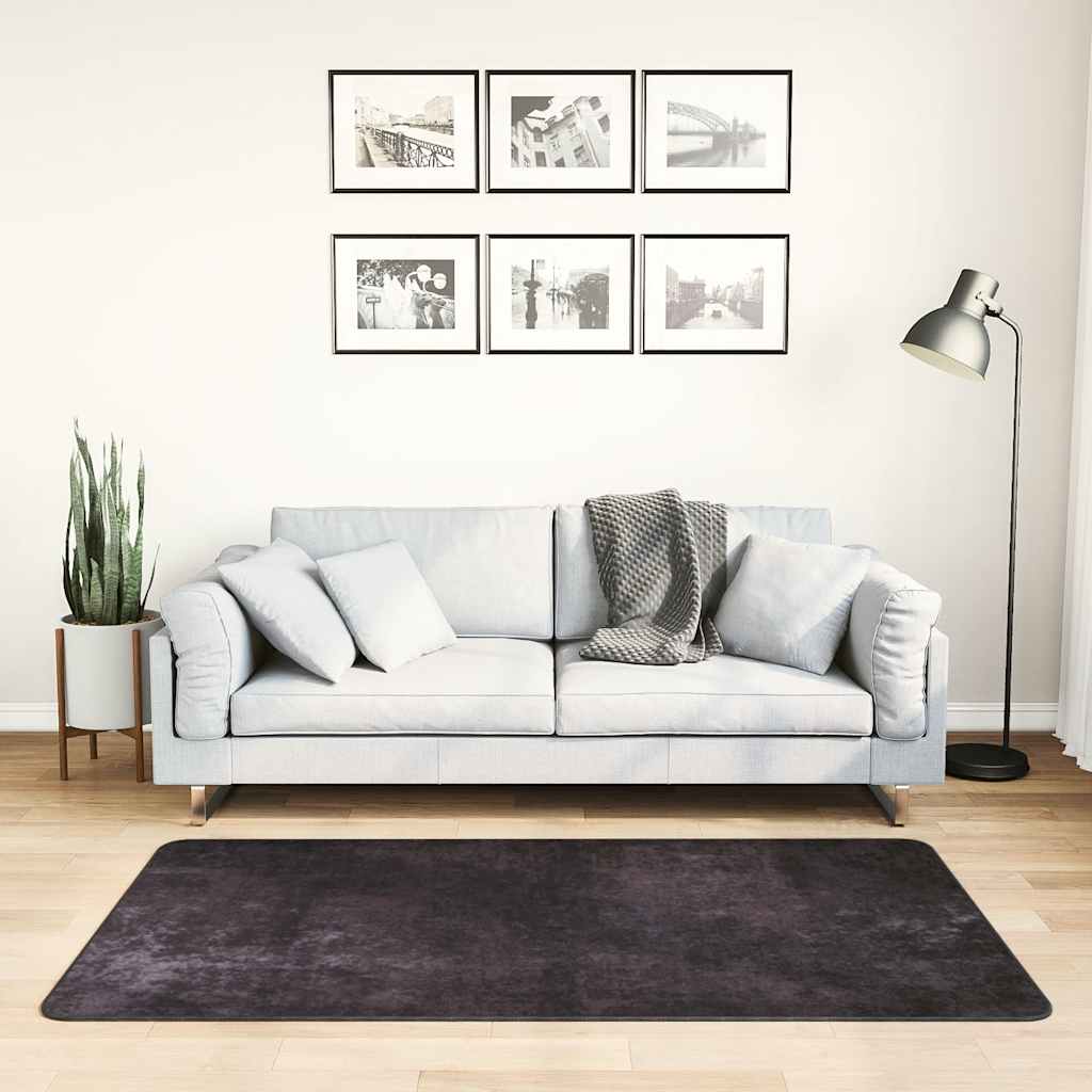 Rug Washable 80x150 cm Anthracite