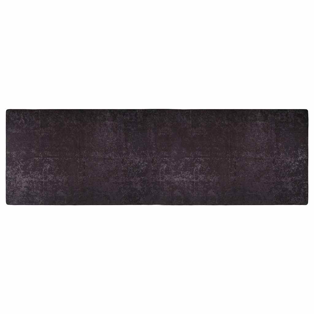 Rug Washable 80x300 cm Anthracite