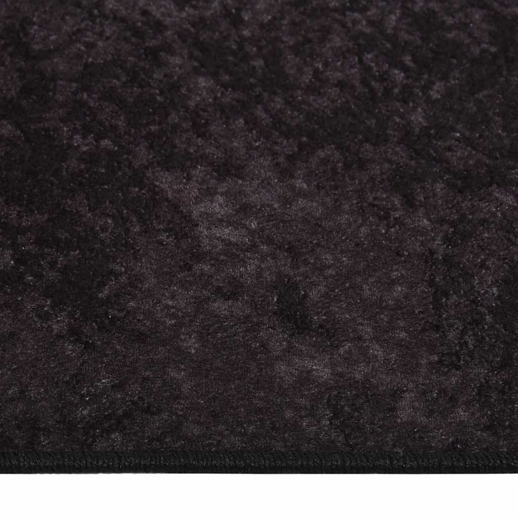 Rug Washable 80x300 cm Anthracite