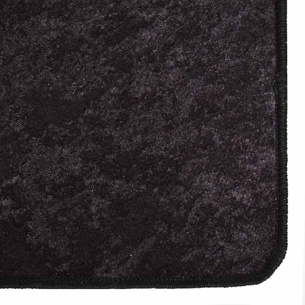 Rug Washable 80x300 cm Anthracite