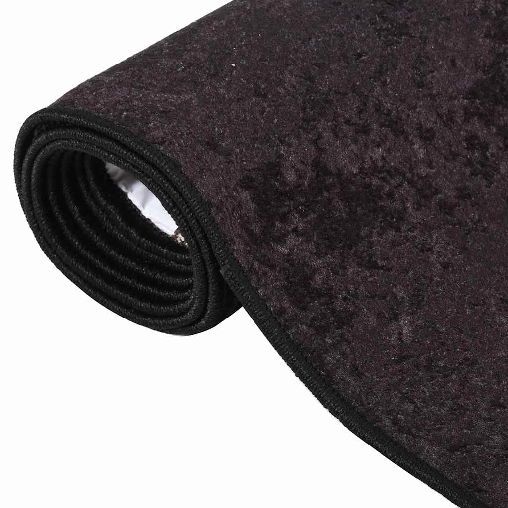 337956 vidaXL Rug Washable 190x300 cm Anthracite