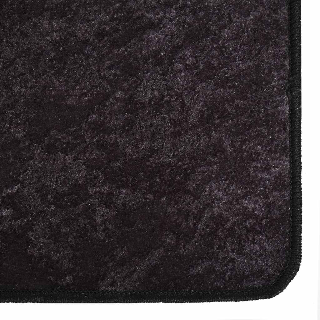337956 vidaXL Rug Washable 190x300 cm Anthracite