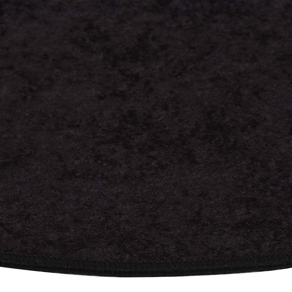 Rug Washable φ120 cm Anthracite