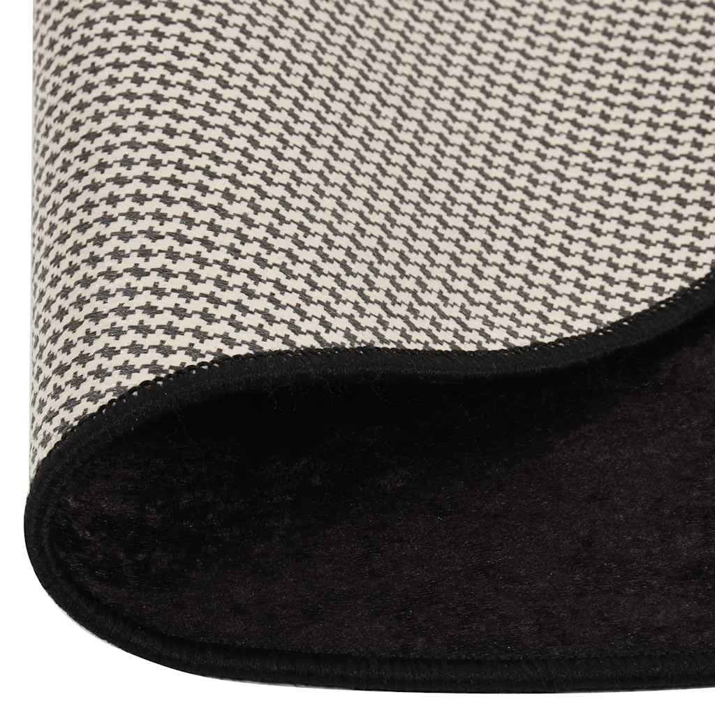 Rug Washable φ120 cm Anthracite