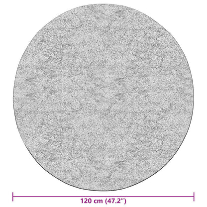 Rug Washable φ120 cm Anthracite