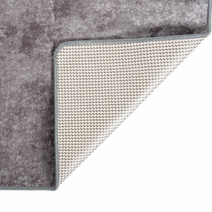 Rug Washable 80x150 cm Grey