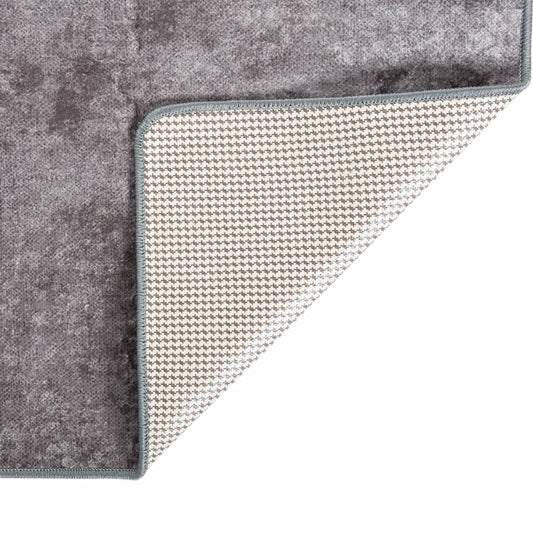 Rug Washable 80x150 cm Grey