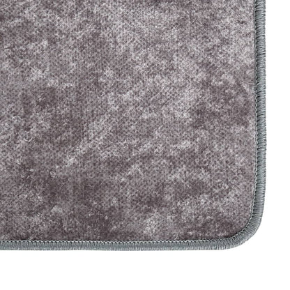 Rug Washable 80x150 cm Grey