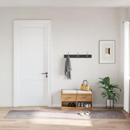 Rug Washable 80x300 cm Grey