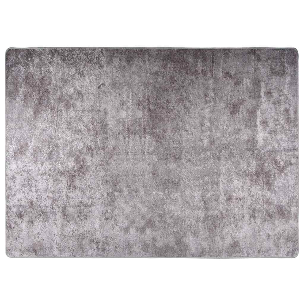 Rug Washable 120x180 cm Grey