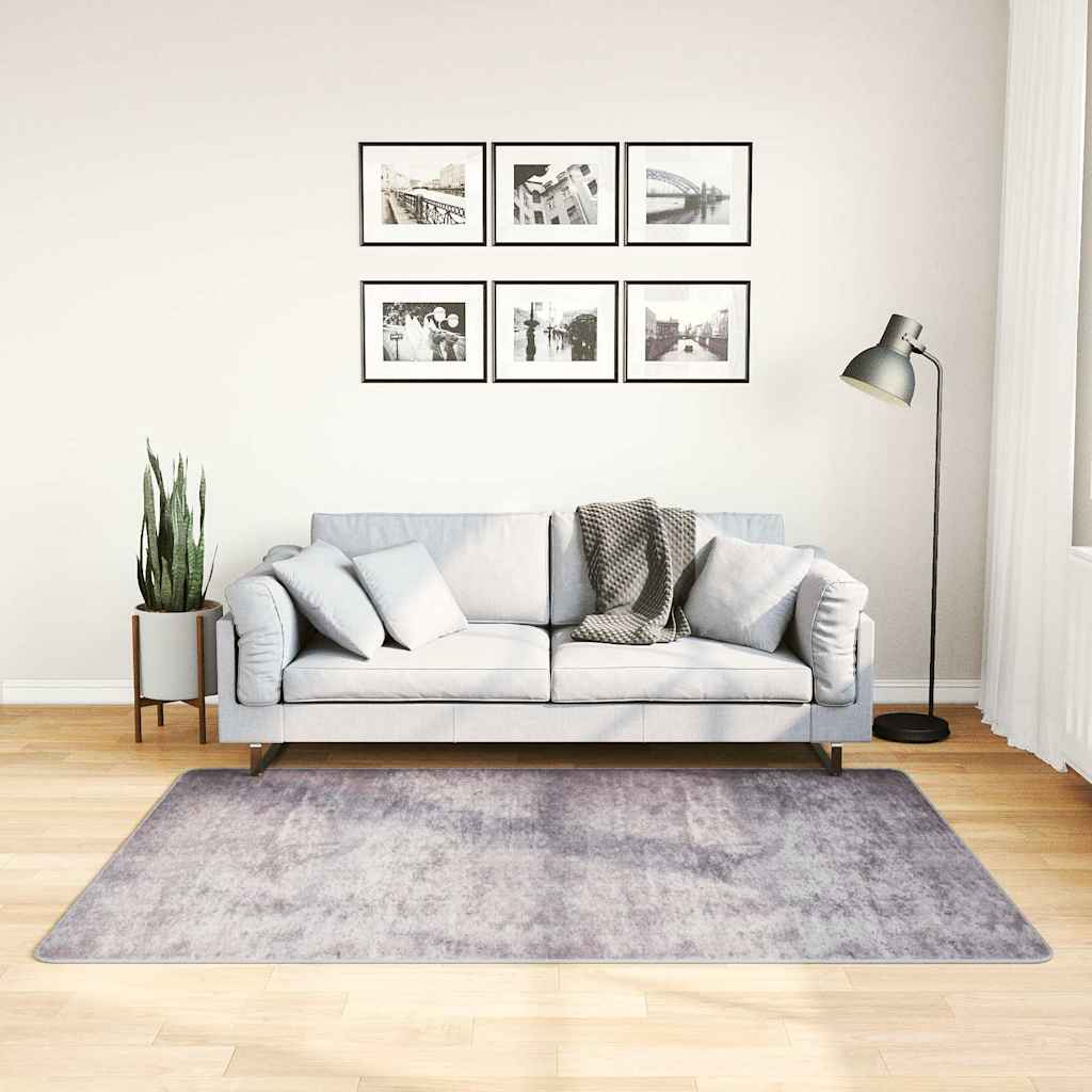 Rug Washable 120x180 cm Grey