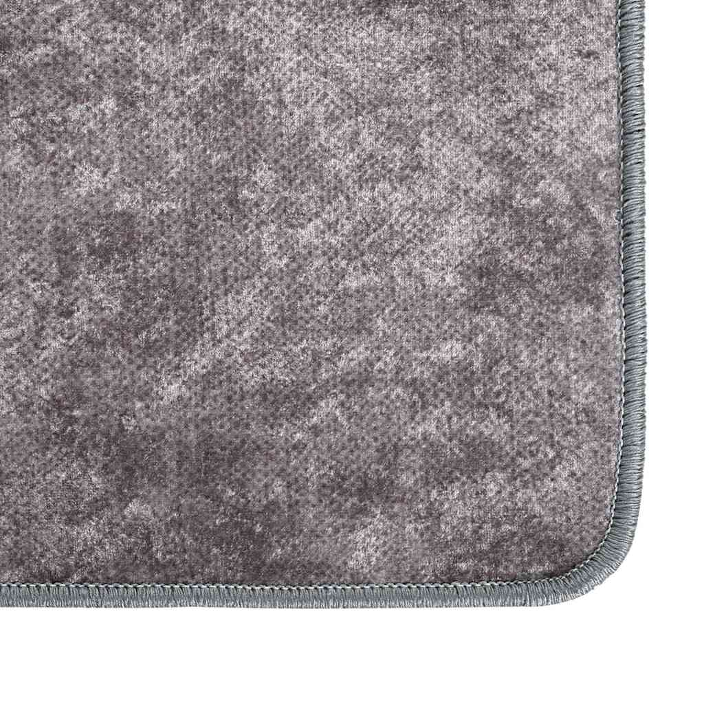 337962 vidaXL Rug Washable 190x300 cm Grey