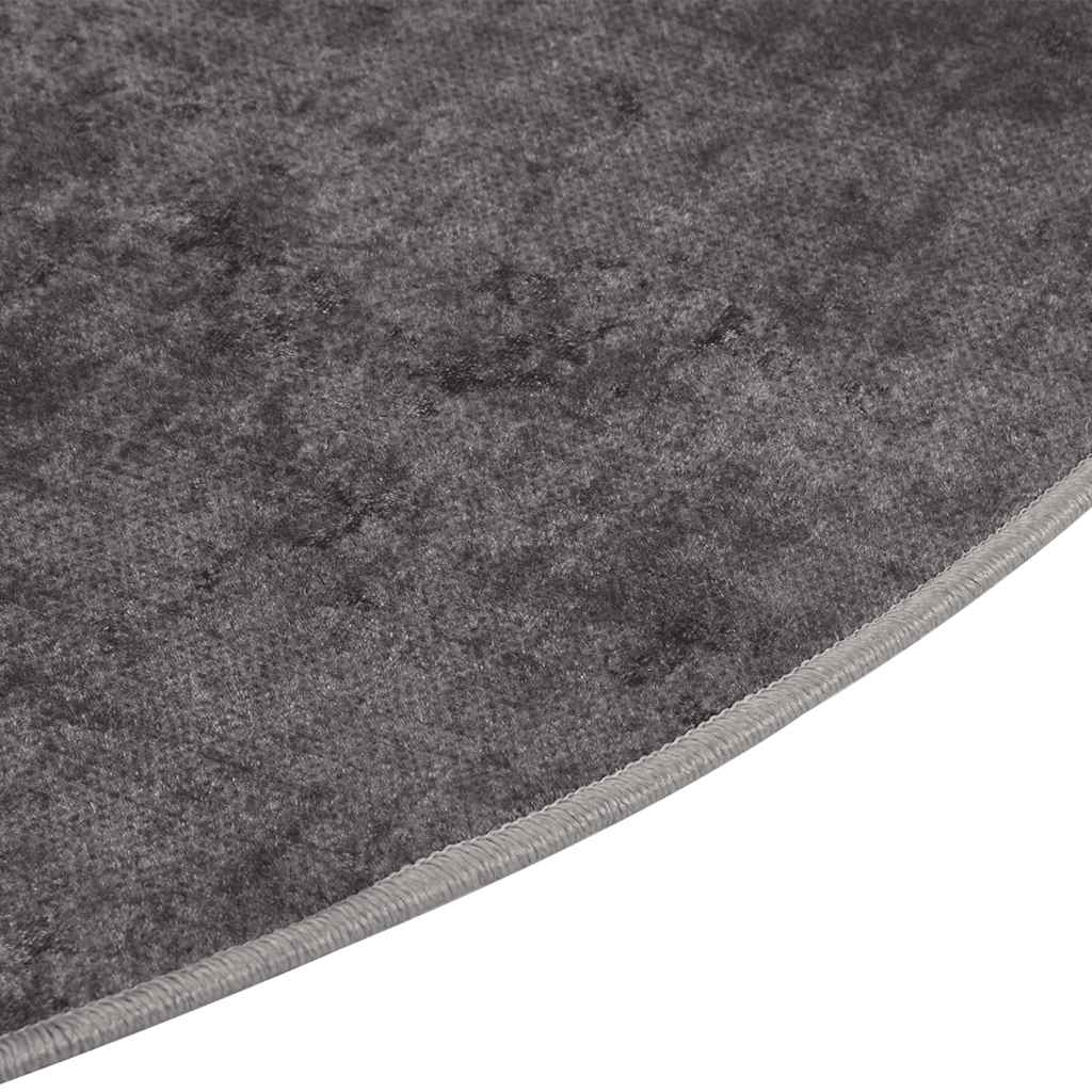 Rug Washable φ120 cm Grey