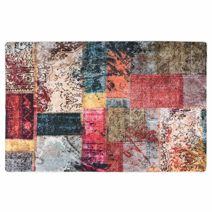 Rug Washable Patchwork 80x150 cm Multicolour