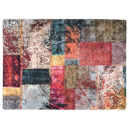 Rug Washable Patchwork 120x180 cm Multicolour