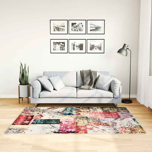 Rug Washable Patchwork 120x180 cm Multicolour