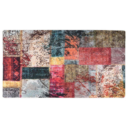 337968 vidaXL Rug Washable Patchwork 190x300 cm Multicolour