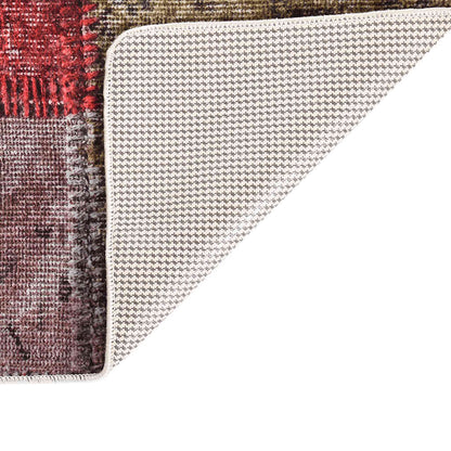 Rug Washable Patchwork 190x300 cm Multicolour