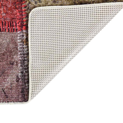 337968 vidaXL Rug Washable Patchwork 190x300 cm Multicolour