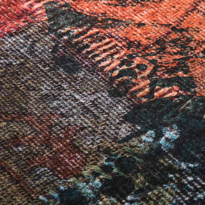 337968 vidaXL Rug Washable Patchwork 190x300 cm Multicolour