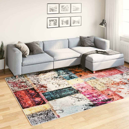 337968 vidaXL Rug Washable Patchwork 190x300 cm Multicolour