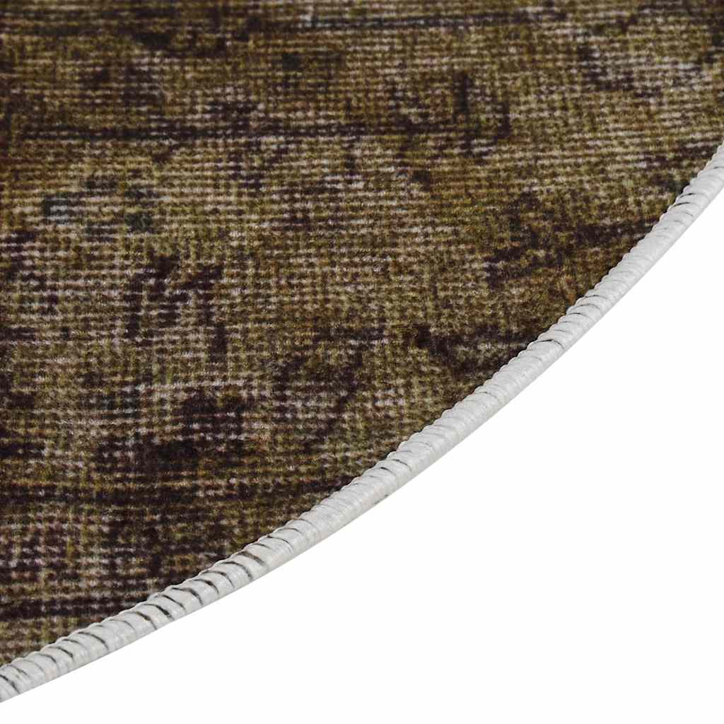 Rug Washable Patchwork φ120 cm Multicolour