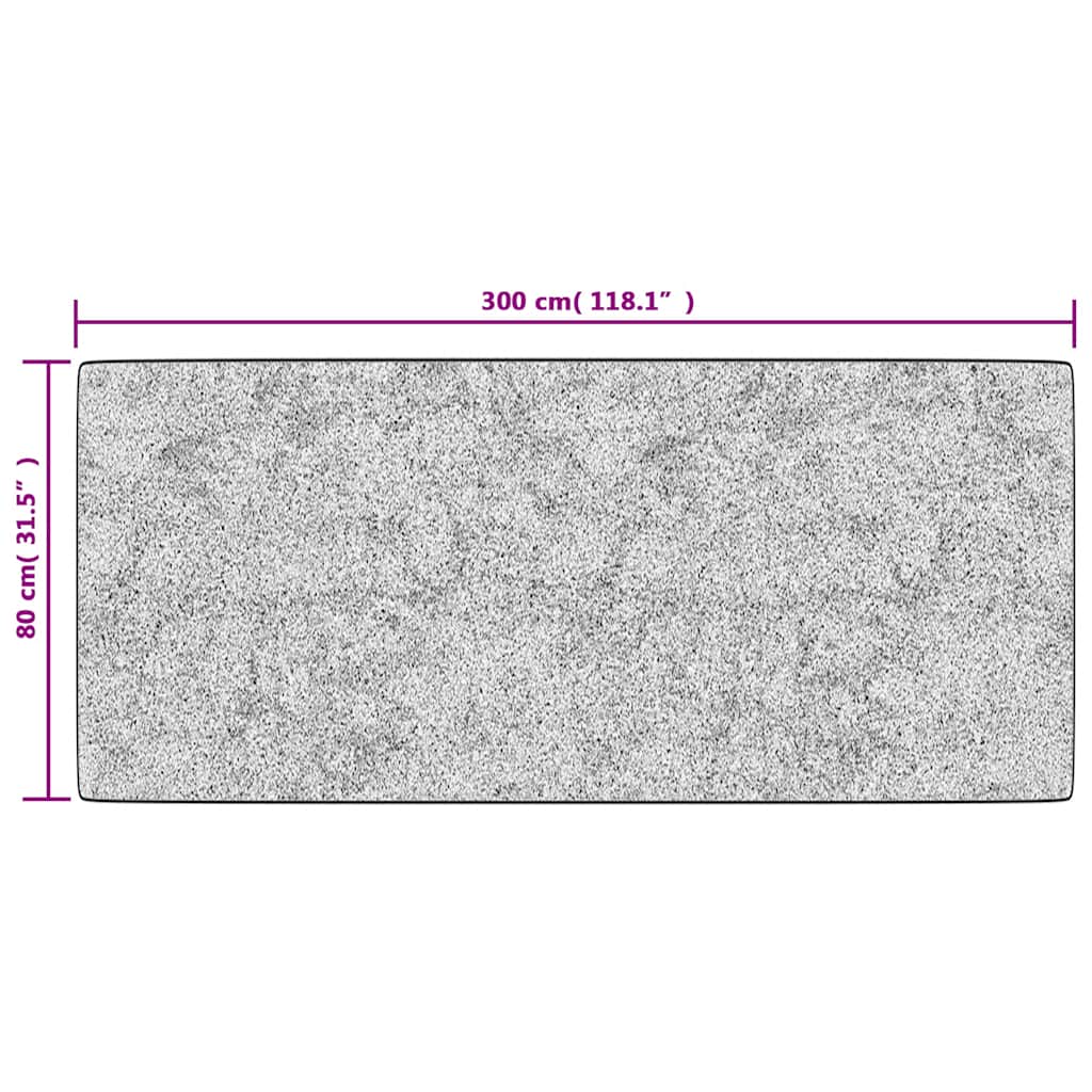 Rug Washable 80x300 cm Multicolour
