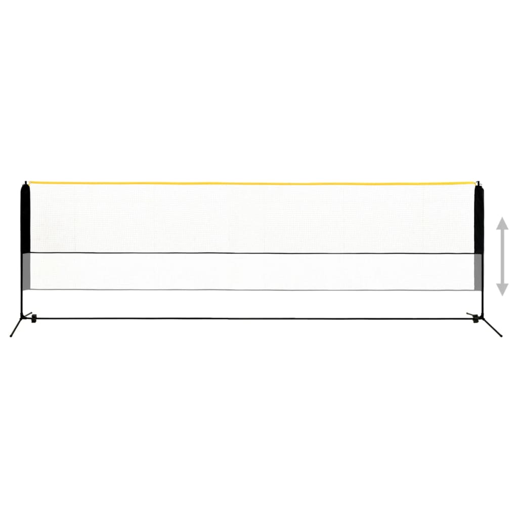 Adjustable Badminton Net 500x103x94-158 cm Metal