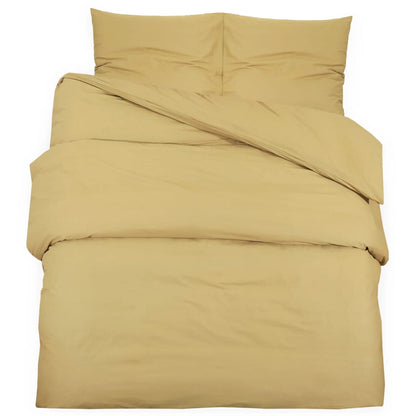 Duvet Cover Set Taupe 200x200 cm Light-weight Microfiber