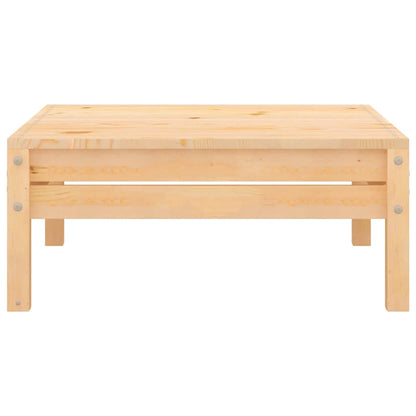 Garden Footstool | Natural wood | Solid pinewood | Modular | Square