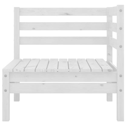 Garden Lounge Set | White | Solid pine wood | Large | Modular