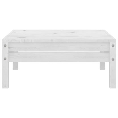 Garden Lounge Set | White | Solid pine wood | Large | Modular