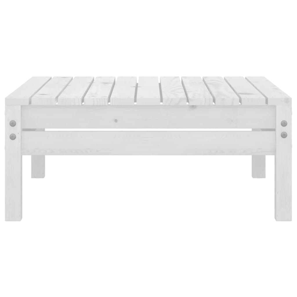 Garden Lounge Set | White | Solid pine wood | Large | Modular