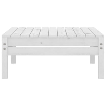 Garden Lounge Set | White | Solid pine wood | Large | Modular