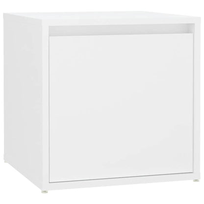 Hallway Furniture Set White Engineered Wood
