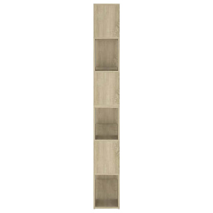 Book Cabinet Room Divider Sonoma Oak 100x24x188 cm