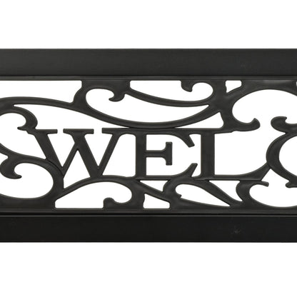 Garden Bench | Black | Powder-coated steel and plastic | Standard