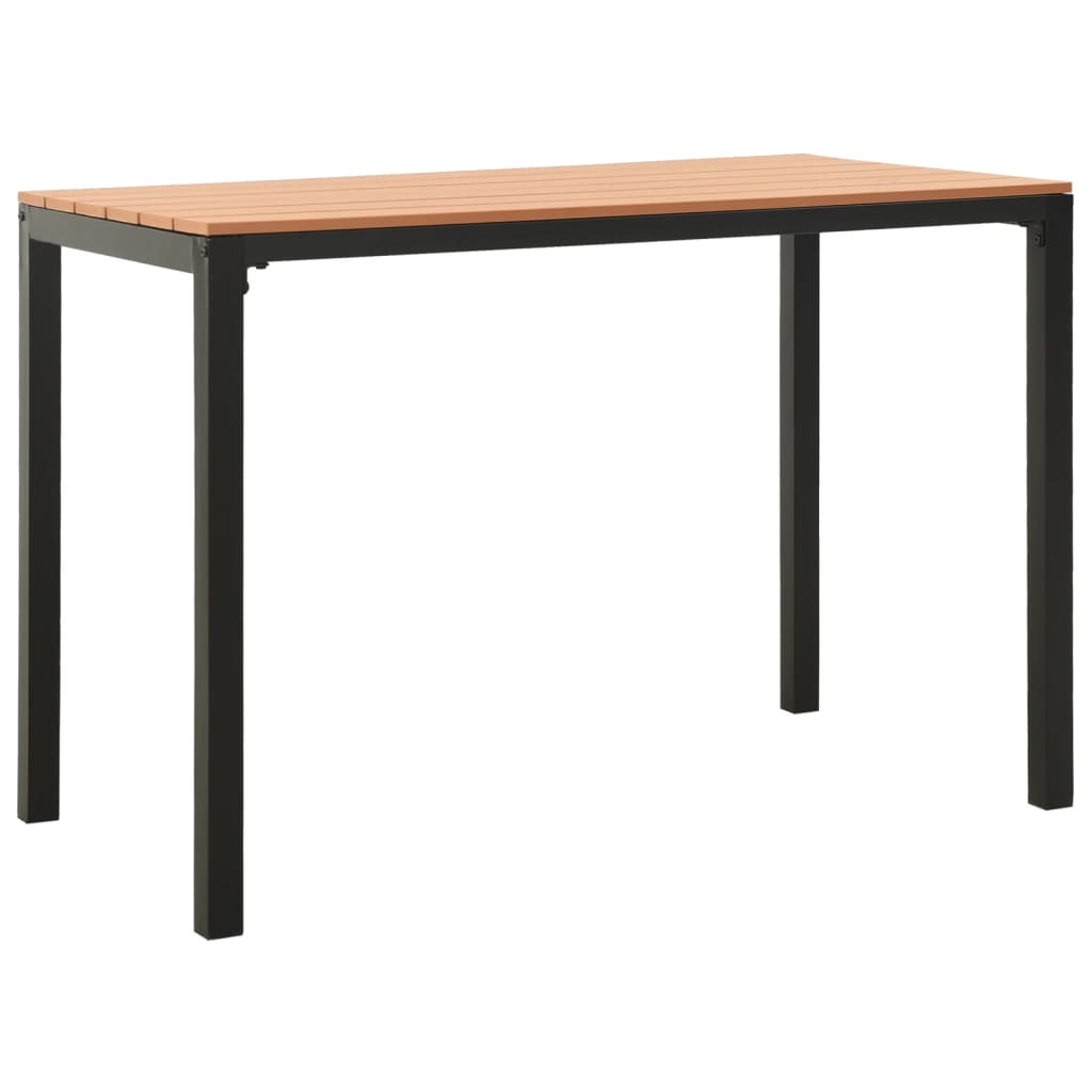 Garden Dining Set | Brown and Black