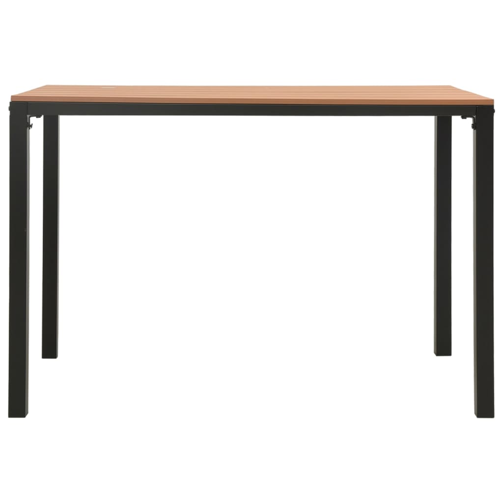 Garden Dining Set | Brown and Black