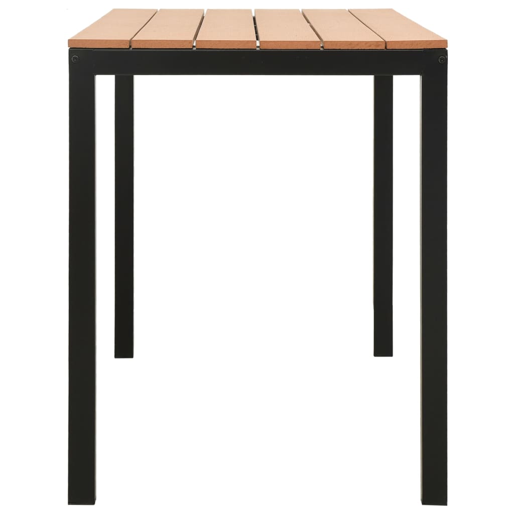 Garden Dining Set | Brown and Black