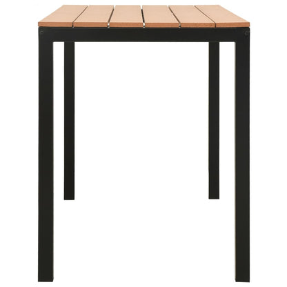 Garden Dining Set | Brown and Black