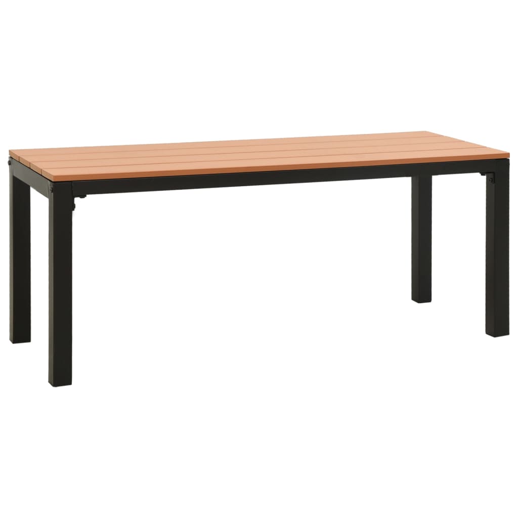 Garden Dining Set | Brown and Black