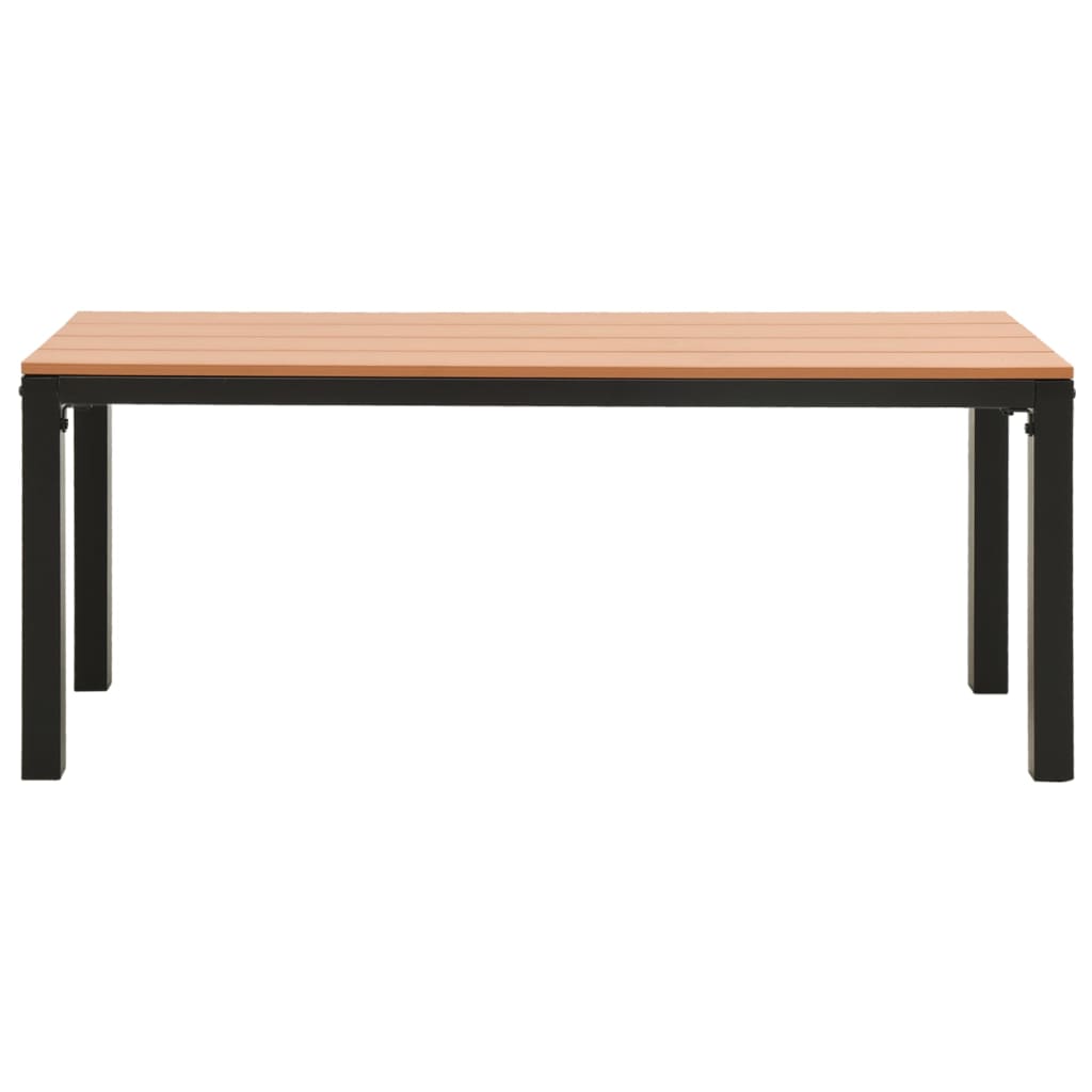 Garden Dining Set | Brown and Black