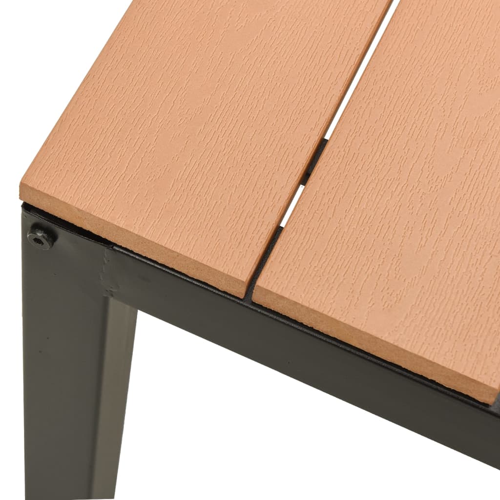 Garden Dining Set | Brown and Black
