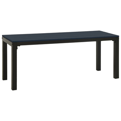 Garden Bench | Black | Steel | Garden Bench | Rectangular | Vintage