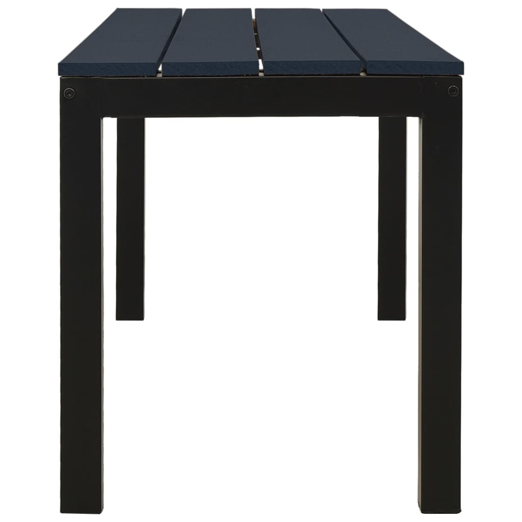 Garden Bench | Black | Steel | Garden Bench | Rectangular | Vintage