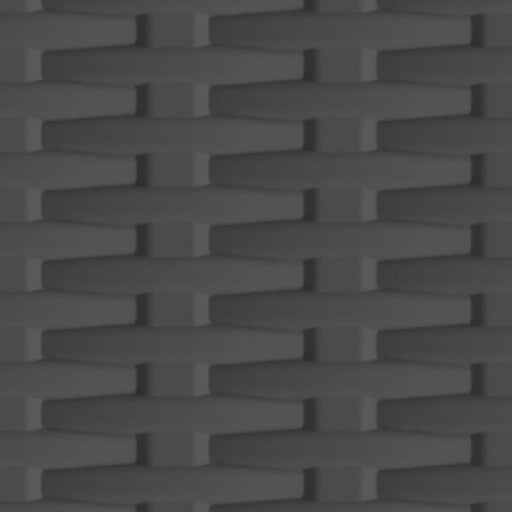 Plastic Cabinet 68x39x92 cm Rattan Design