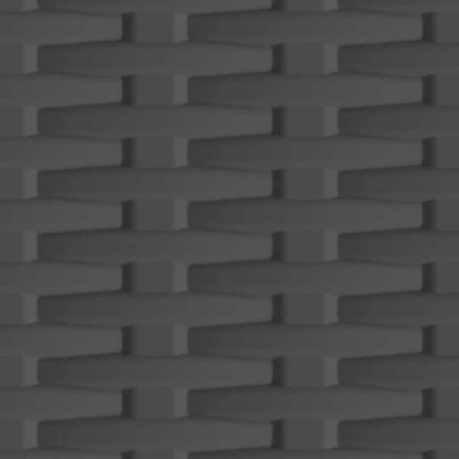 Plastic Cabinet 68x39x92 cm Rattan Design