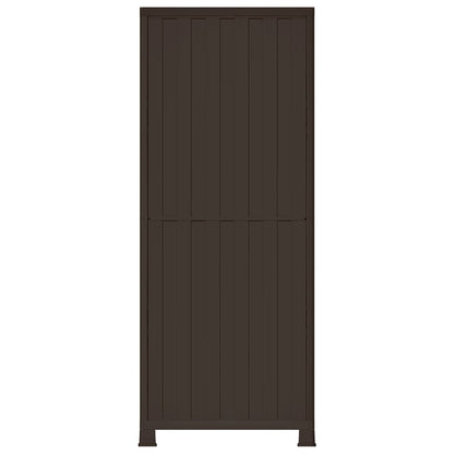 Plastic Cabinet 68x39x171.5 cm Rattan Design