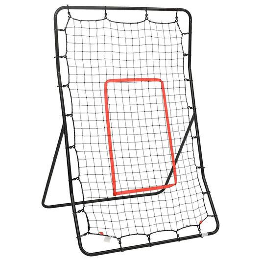 93372 vidaXL Softball Rebounder 88x79x137 cm Steel